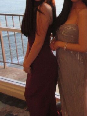 Baby Boo Burgundy dress S great condition